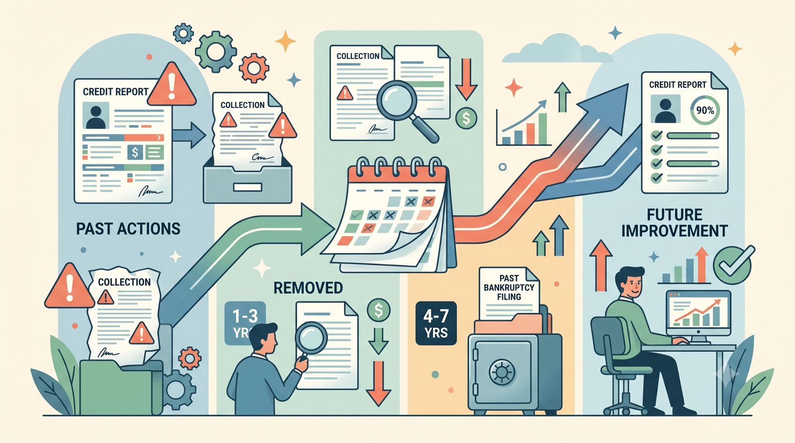 How Long Negative Items Stay on Your Credit Report
